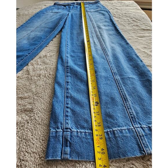 Unsubscribed Kind. Conscious. Free Spirited. Wideleg Jeans Women's Sz 4 - Picture 9 of 9